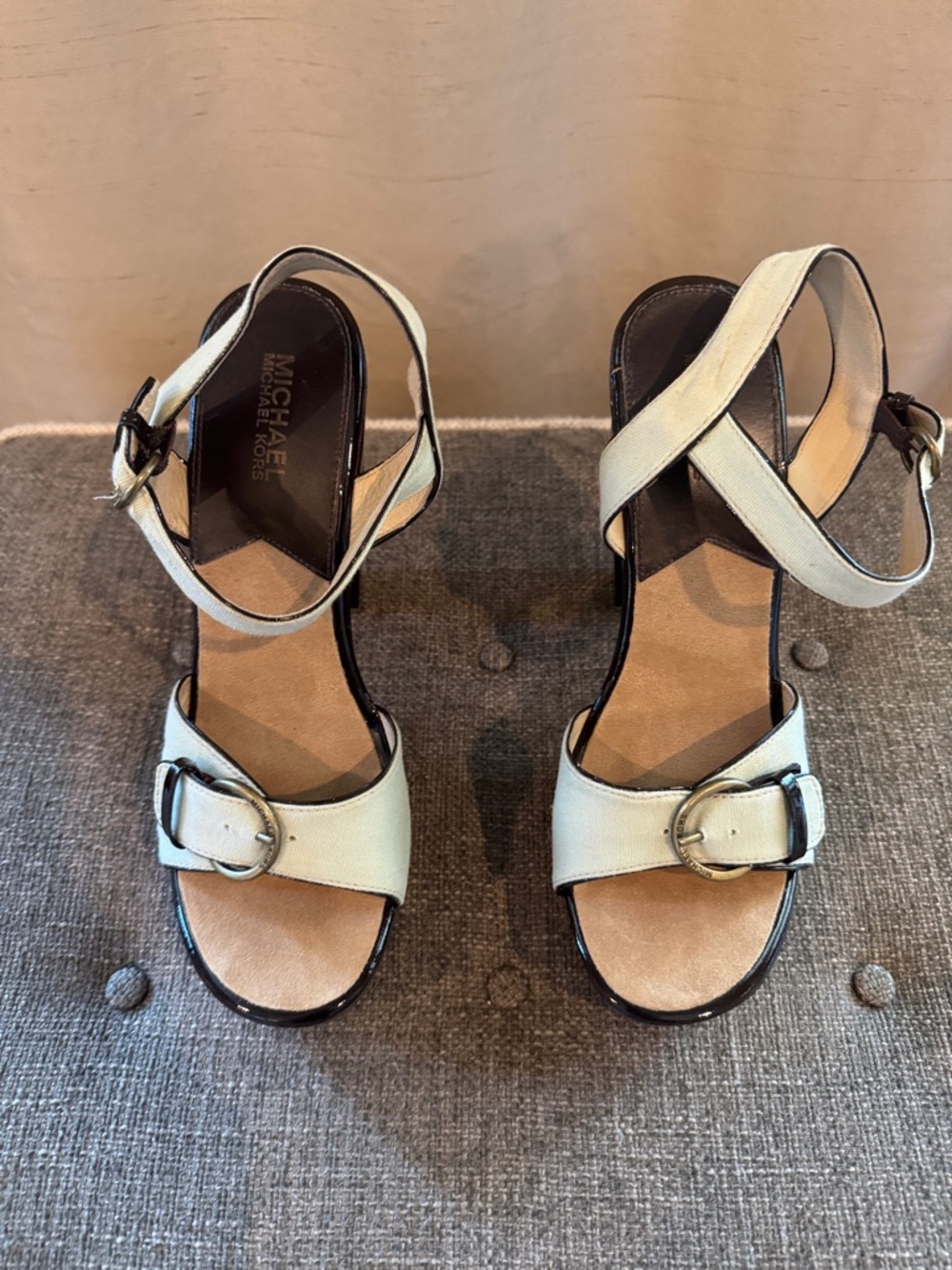 MICHAEL Michael Kors Cream and Tan
